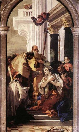 Giovanni Battista Tiepolo Last Communion of St Lucy china oil painting image
